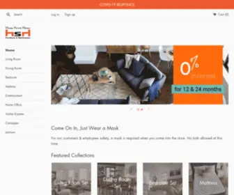 HShfurniturealton.com(Home Sweet Home Furniture and Mattress) Screenshot