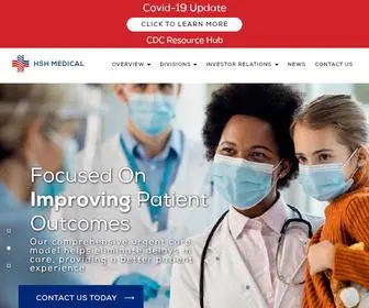 HShmedical.com(Our Company) Screenshot