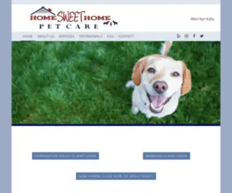 HShpetcare.net(Home Sweet Home Pet Care) Screenshot