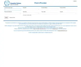 HSHSMD.org(Physicians and Healthcare Providers at HSHS Hospitals and Clinics) Screenshot