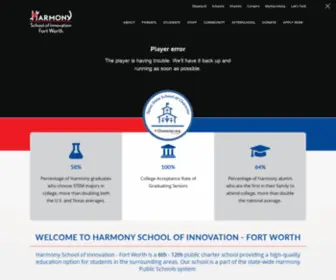Hsifortworth.org(Harmony School of Innovation) Screenshot