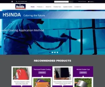 Hsinda-Powdercoating.com(Quality Thermoset Powder Coating & Epoxy Powder Coating factory from China) Screenshot