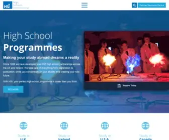 Hsinet.org(High Schools International) Screenshot