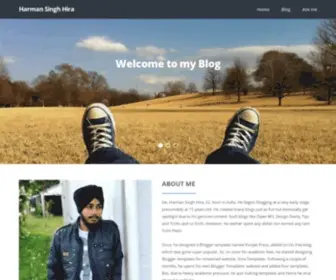 Hsinghhira.me(Harman Singh Hira) Screenshot