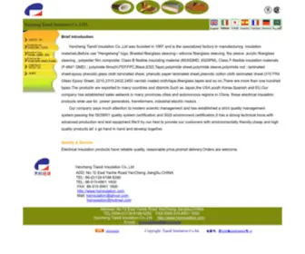 Hsinsulation.com(Electrical Insulation Materials) Screenshot