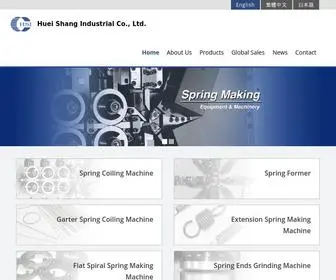 Hsiwww.com(Spring Making Machine) Screenshot