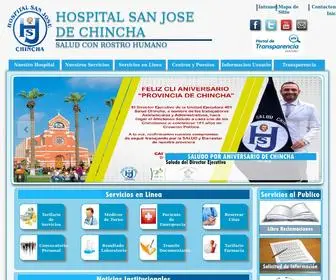 HSJCH.gob.pe(Hospital San José de Chincha) Screenshot