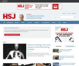 HSJ.co.uk(Health Service Journal) Screenshot