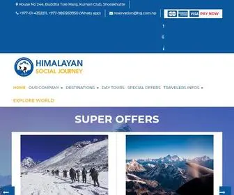 HSJ.com.np(Himalayan Social Journey) Screenshot