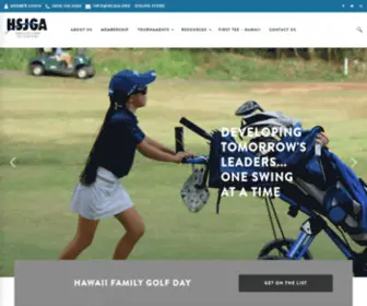 HSjga.org(Hawaii State Junior Golf Association (HSJGA)) Screenshot