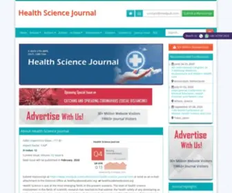 HSJ.gr(Health Science Journal) Screenshot