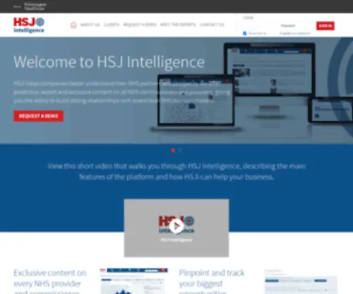 Hsjintelligence.co.uk(HSJ Intelligence) Screenshot