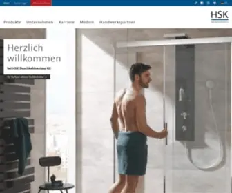 HSK-Duschkabinenbau.de(HSK Duschkabinenbau KG) Screenshot