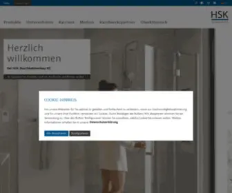 HSK.info(HSK Duschkabinenbau KG) Screenshot