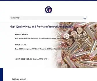 Hslammo.com(HSL Ammunition) Screenshot