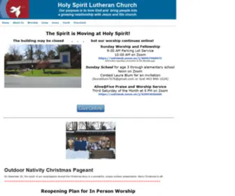 HSlceldersburgmd.org(Holy Spirit Lutheran Church) Screenshot