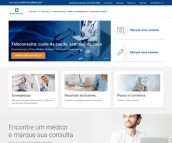 HSL.com.br(Hospital Santa Luzia) Screenshot