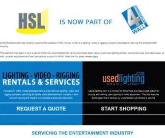 HSLgroup.com(4Wall Entertainment) Screenshot