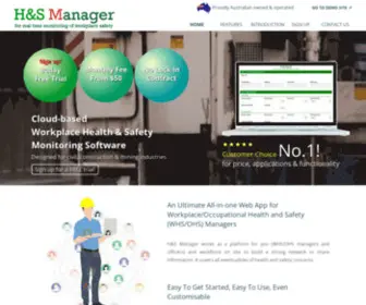 Hsmanager.net(The H&S Manager) Screenshot