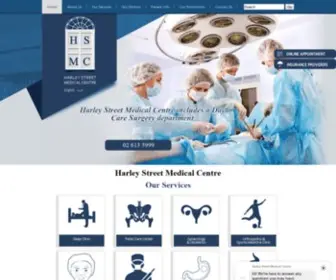 HSMC.ae(Harley Street Medical Centre) Screenshot