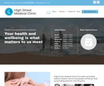 HSMC.com.au(High Street Medical Clinic) Screenshot