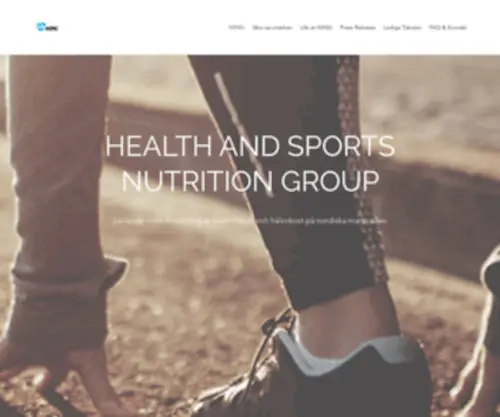 HSNG.com(Health and Sports Nutrition Group) Screenshot