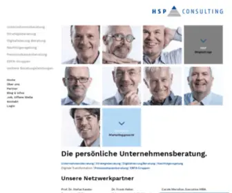 HSP-Con.ch(Die HSP Consulting AG) Screenshot