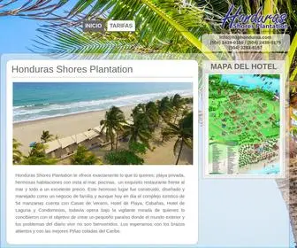 HSphonduras.com(Honduras Shores Plantation SV) Screenshot