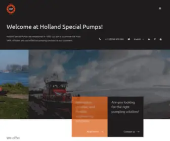 Hspumps.nl(Innovative pumping solutions) Screenshot