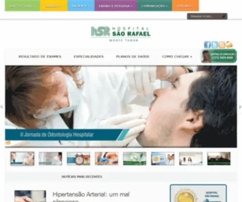 HSR.com.br(Hospital São Rafael) Screenshot