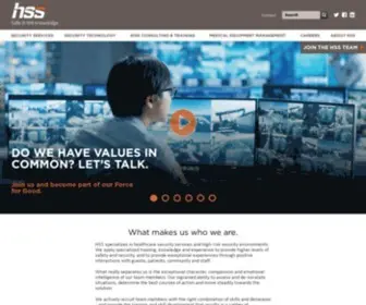 HSS-US.com(Healthcare & High) Screenshot