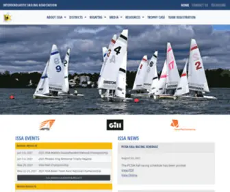 Hssailing.org(Interscholastic Sailing Association Interscholastic Sailing Association) Screenshot