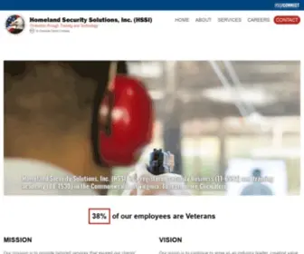 Hssi.com(Homeland Security Solutions) Screenshot