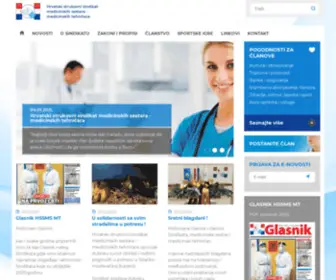 HSSMS-MT.hr(Hrvatski strukovni sindikat medicinskih sestara) Screenshot