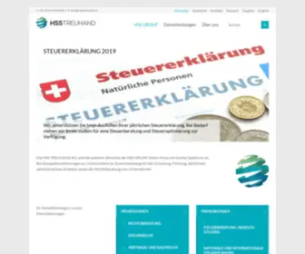 HSStreuhand.ch(HSS TREUHAND AG) Screenshot