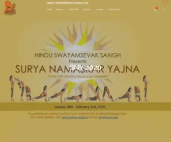 Hssus.org(Hindu Swayamsevak Sangh USA) Screenshot