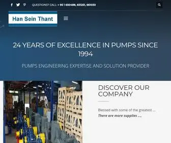 Hstengineering.com(Pump System Supplier and Servicing Myanmar) Screenshot