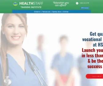 Hsti.info(HealthStaff Training Institute) Screenshot