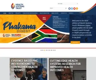 HST.org.za(Health Systems Trust) Screenshot