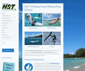 HStwindsurfing.com(HST Windsurfing) Screenshot