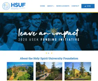 Hsuf.org(The Holy Spirit University Foundation (HSUF)) Screenshot
