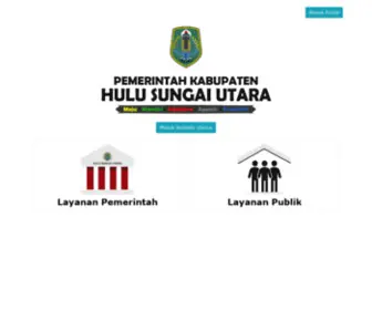 Hsu.go.id(Pemerintah Kabupaten Hulu Sungai Utara) Screenshot