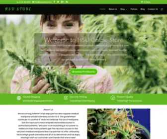 Hsustore.com(Cheap affordable medical cannabis) Screenshot