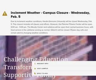 Hsutx.edu(Hardin-Simmons University) Screenshot