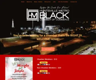 HSVblackchamber.org(Huntsville Black Chamber of Commerce) Screenshot