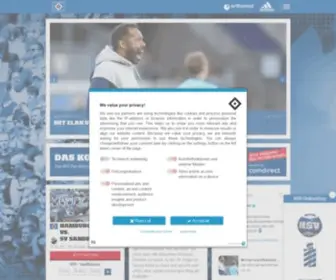 HSV.de(Offizielle Website des Hamburger SV) Screenshot