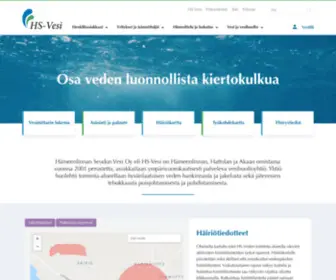 Hsvesi.fi(Hämeenlinnan Vesilaitos Vesimittari) Screenshot