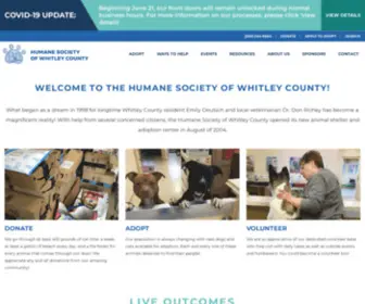 HSWC.org(Humane Society Of Whitley County) Screenshot