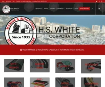 HSwhite.com(Marine & Industrial Specialists) Screenshot
