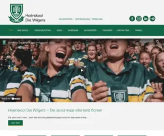 Hswilgers.co.za(Hoërskool Die Wilgers) Screenshot